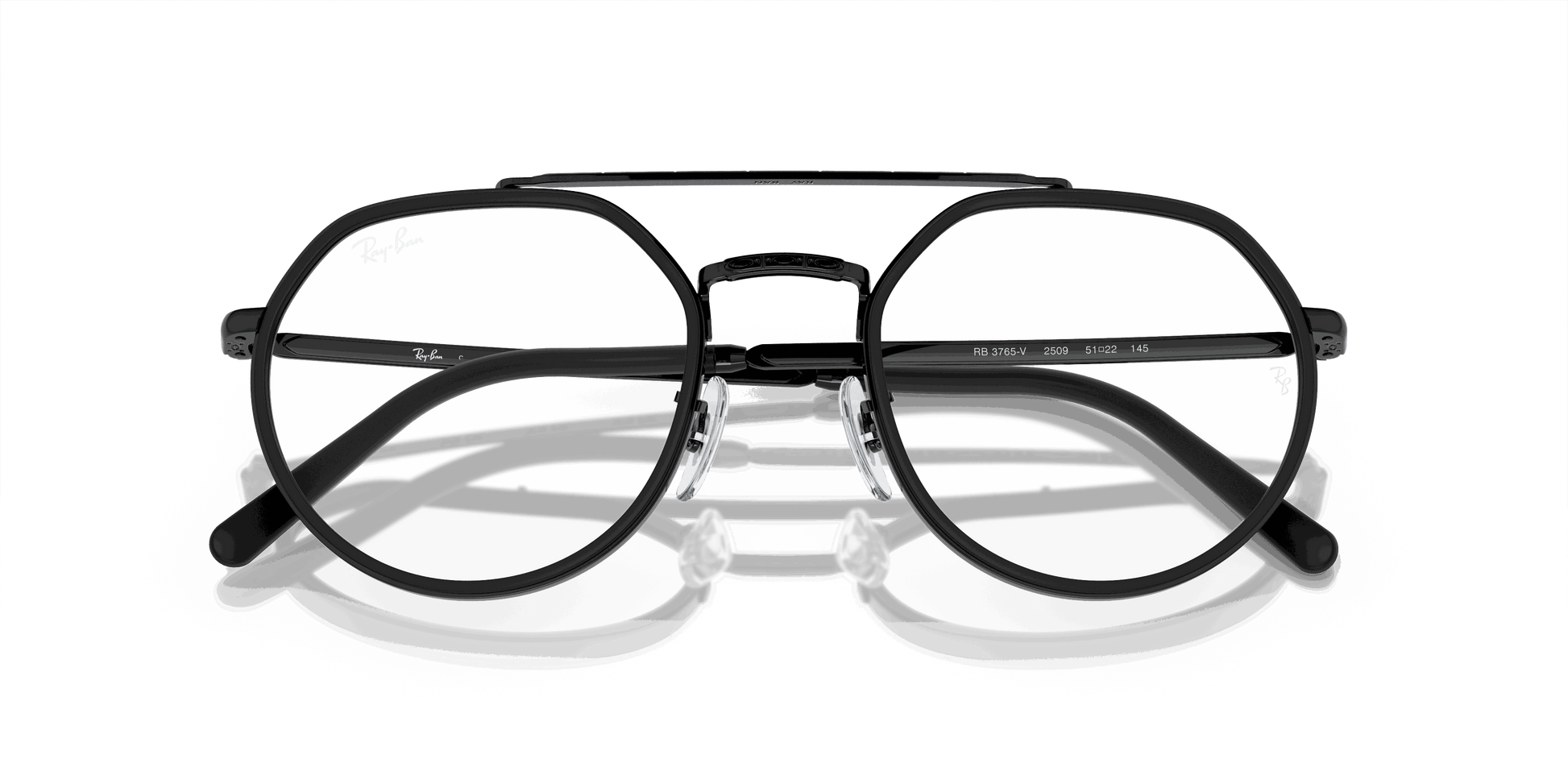 [Demo Lens Lenses, Polished Black Frame]