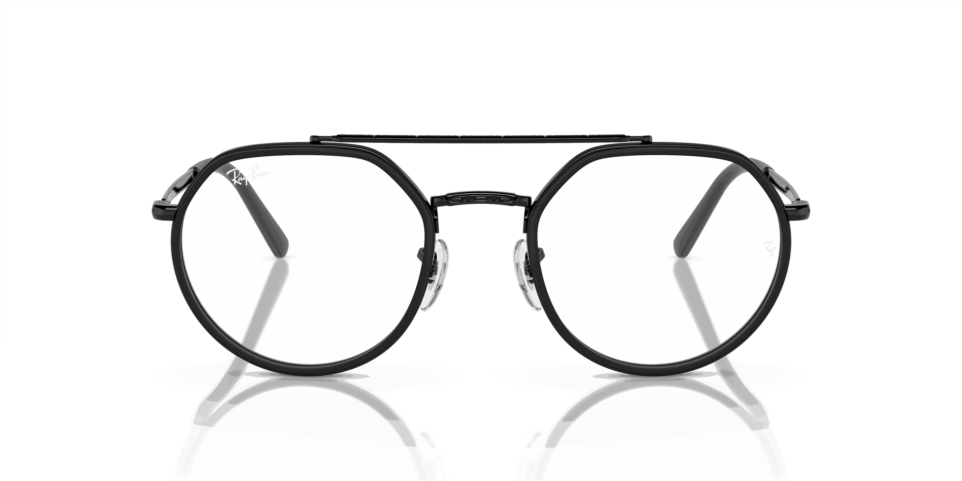 [Demo Lens Lenses, Polished Black Frame]