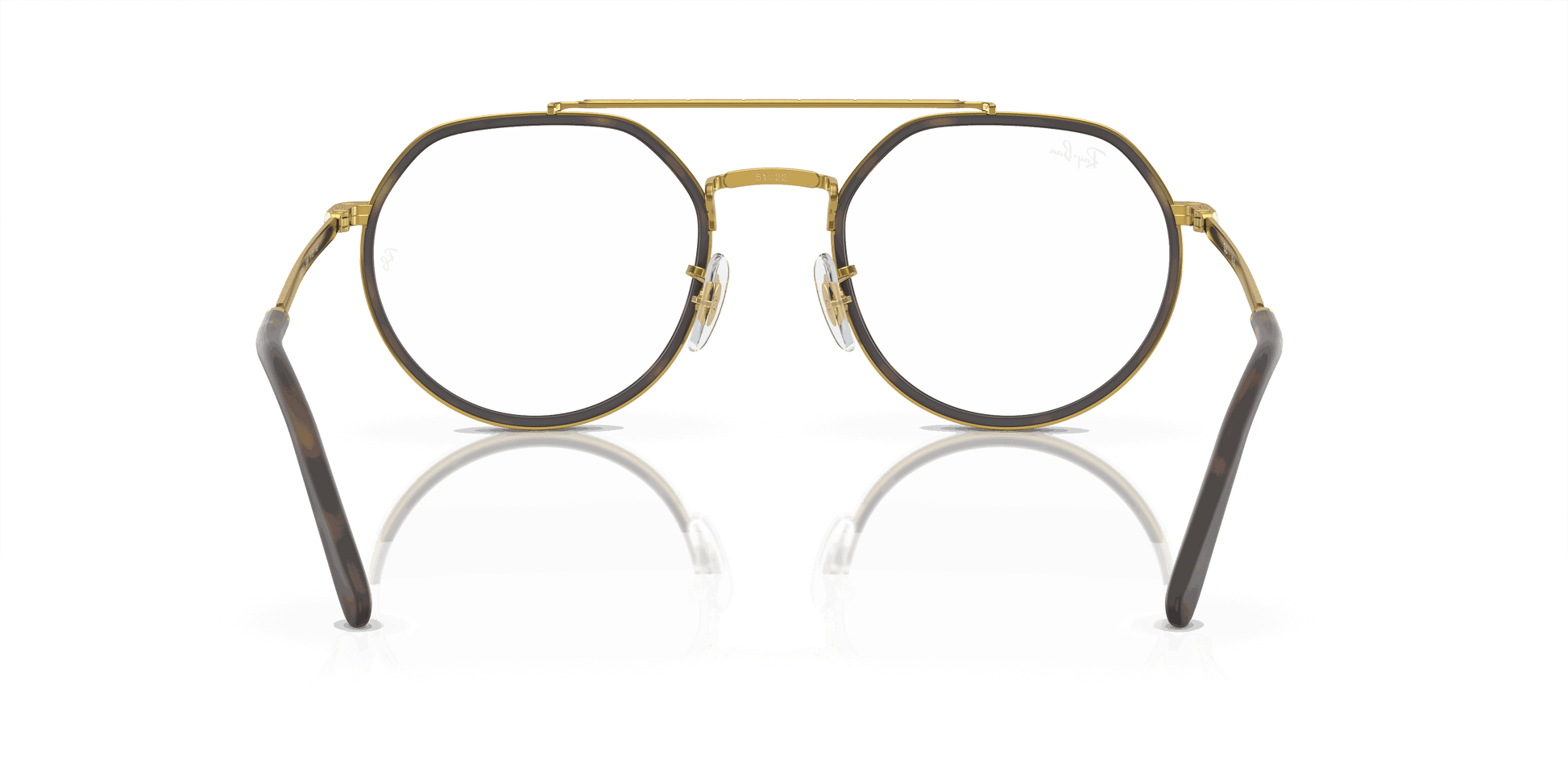 [Clear Lenses, Polished Legend Gold Frame]
