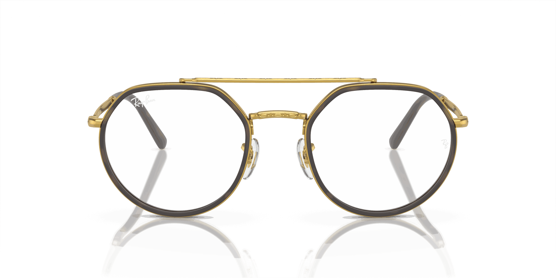 [Clear Lenses, Polished Legend Gold Frame]