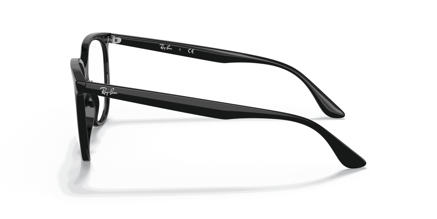 [Clear Lenses, Polished Black Frame]