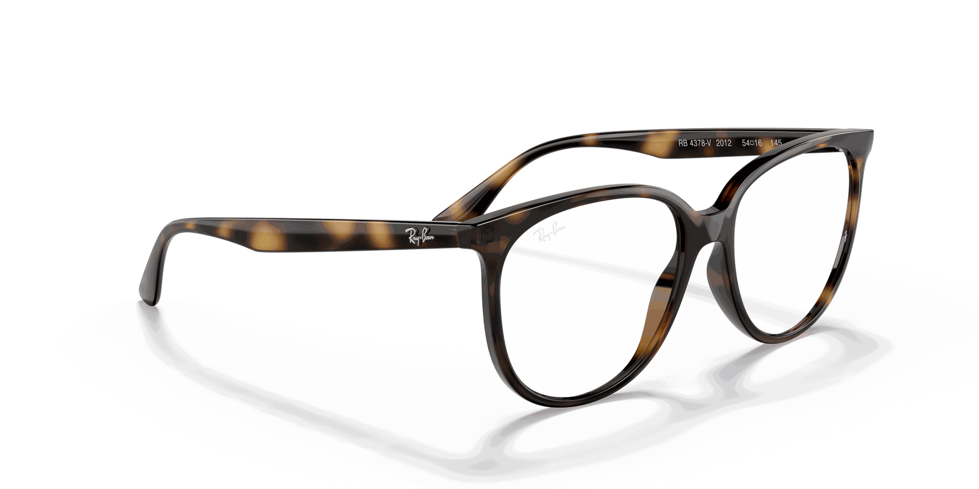 [Clear Lenses, Polished Havana Frame]