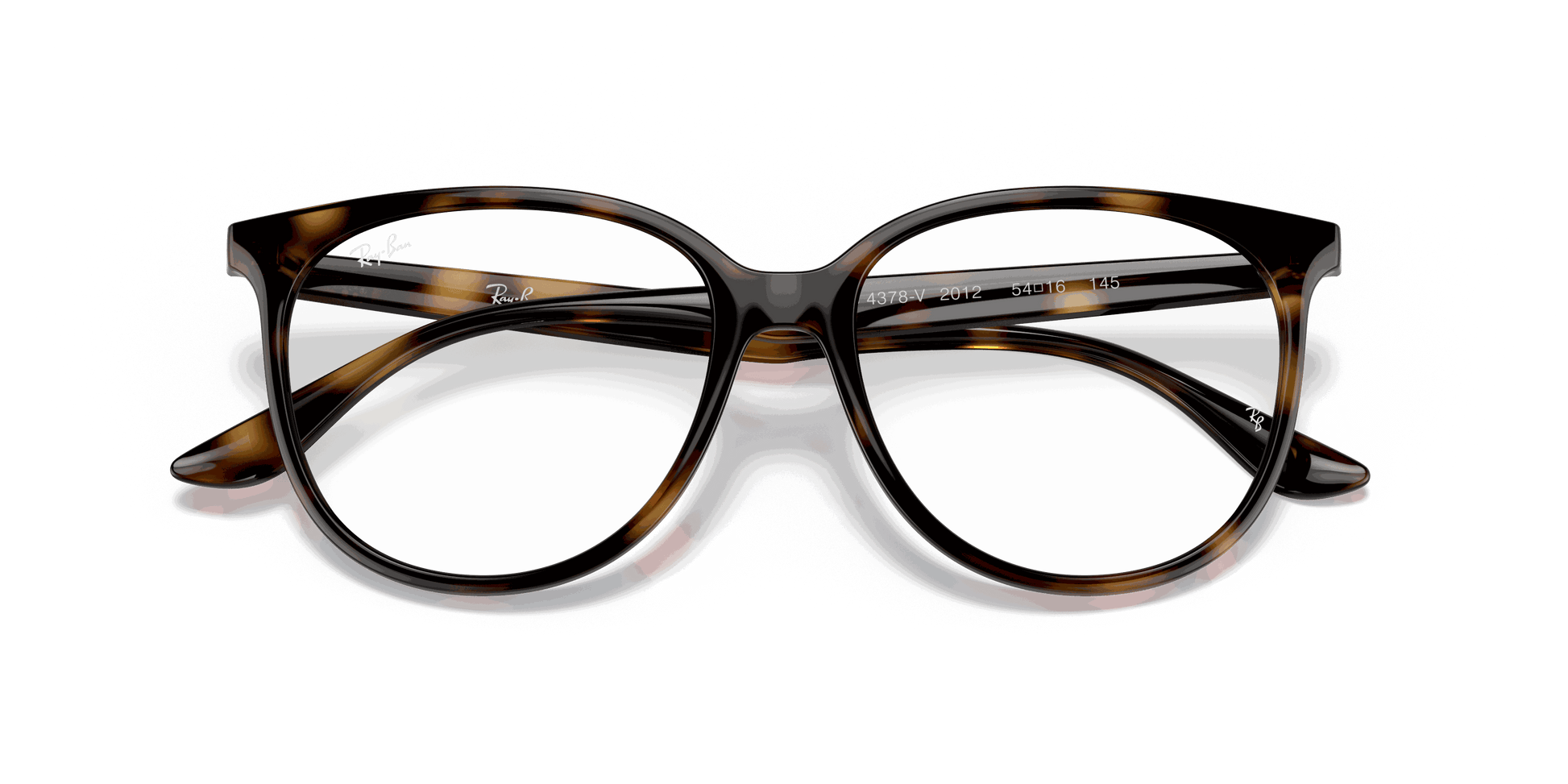 [Clear Lenses, Polished Havana Frame]