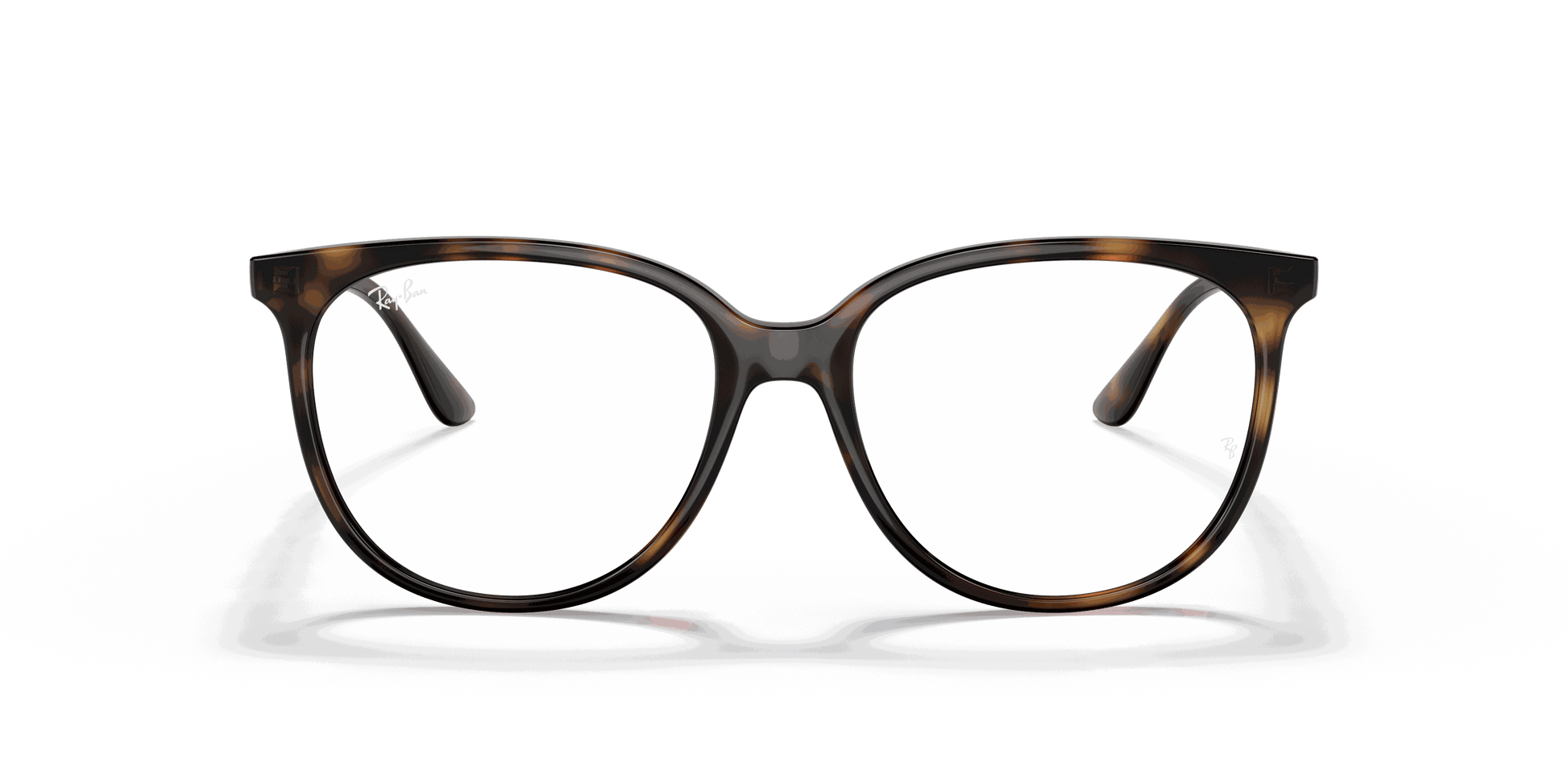 [Clear Lenses, Polished Havana Frame]