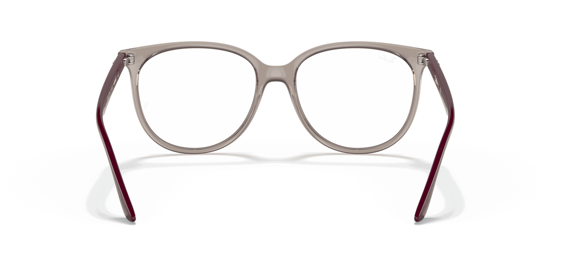 [Clear Lenses, Polished Transparent Grey Frame]