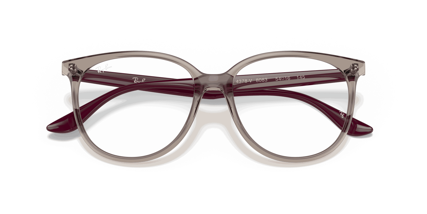 [Clear Lenses, Polished Transparent Grey Frame]