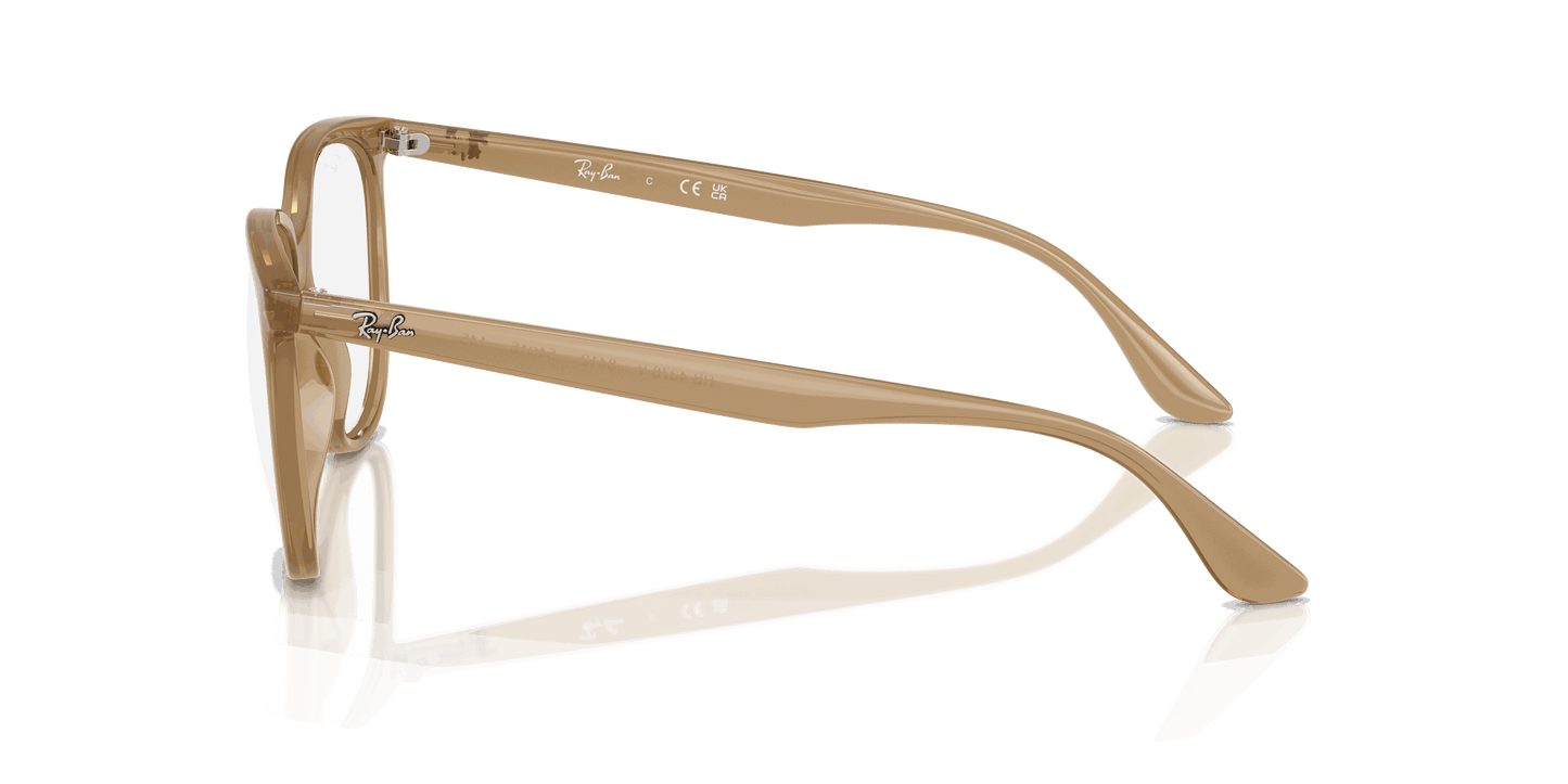 [Clear Lenses, Polished Opal Light Brown Frame]