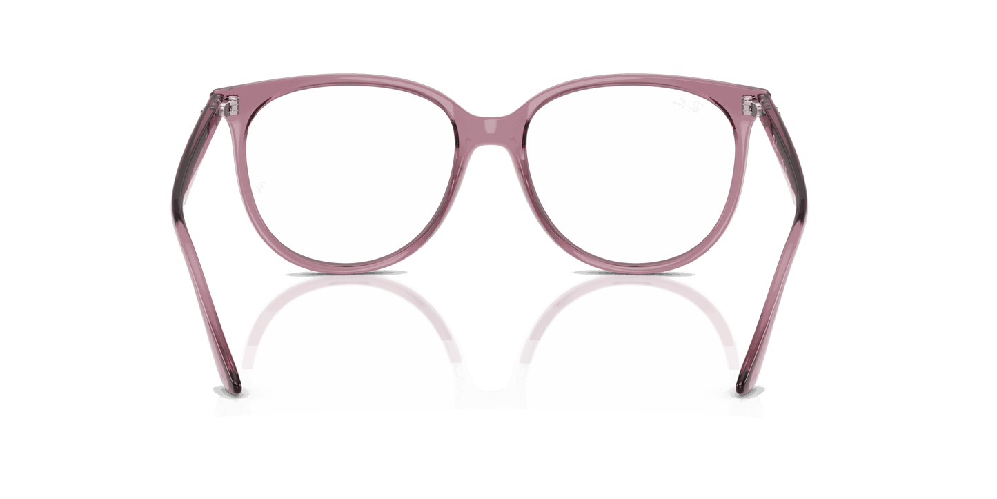 [Clear Lenses, Polished Opal Light Violet Frame]