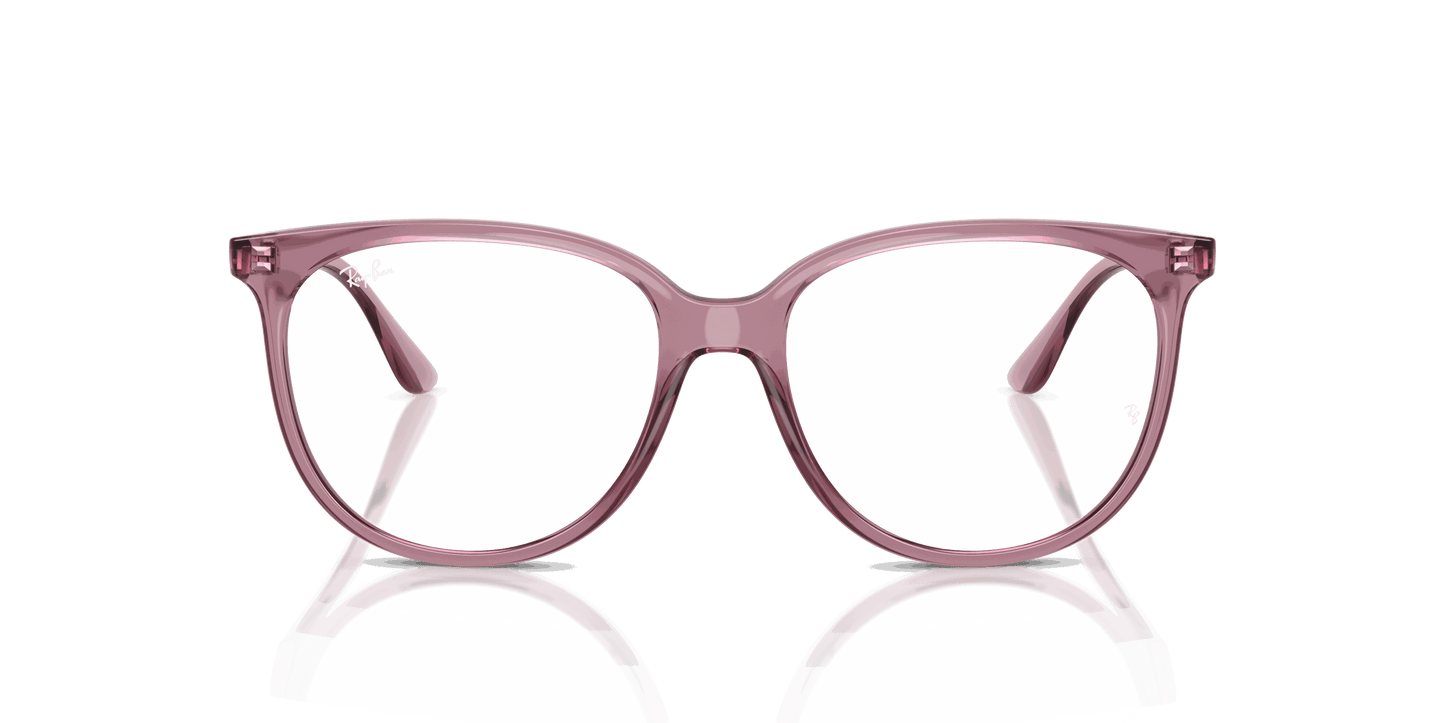 [Clear Lenses, Polished Opal Light Violet Frame]