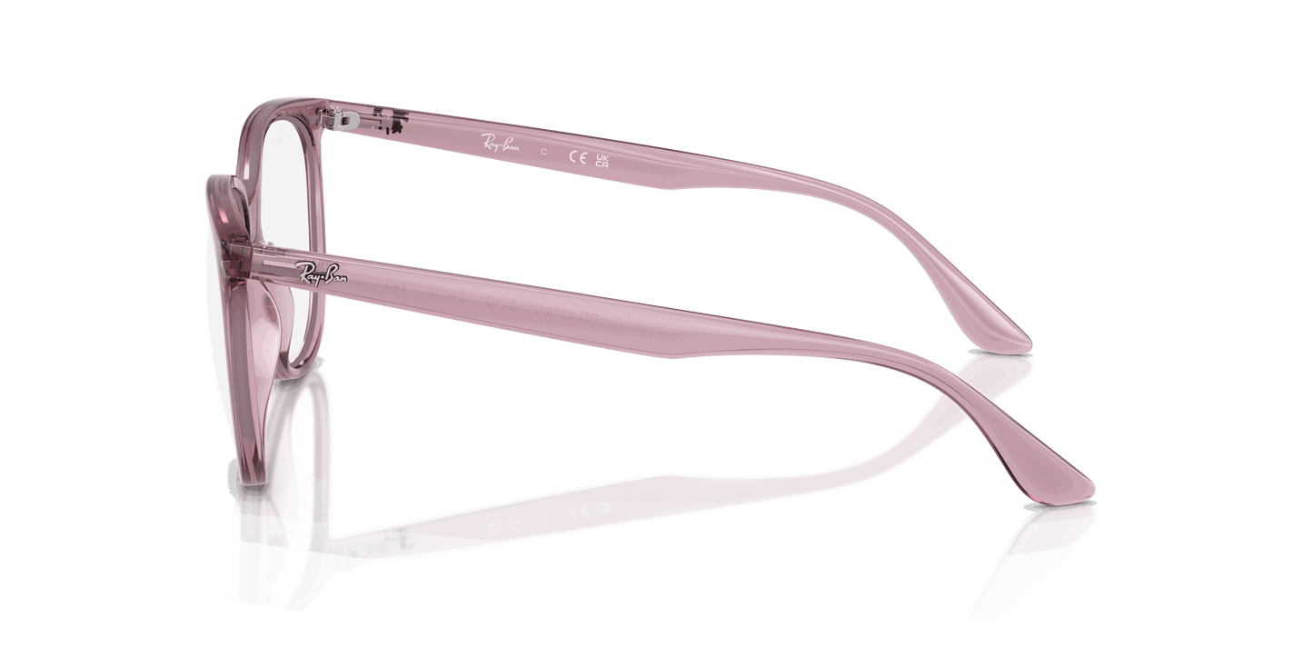 [Clear Lenses, Polished Opal Light Violet Frame]