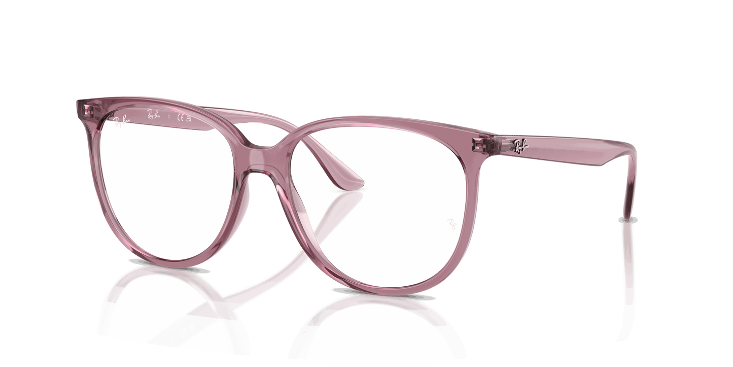 [Clear Lenses, Polished Opal Light Violet Frame]