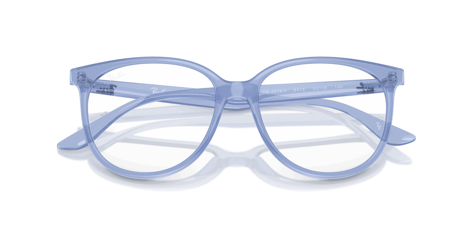 [Clear Lenses, Polished Opal Light Blue Frame]