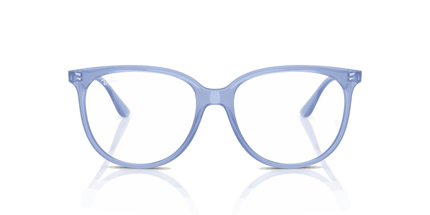[Clear Lenses, Polished Opal Light Blue Frame]