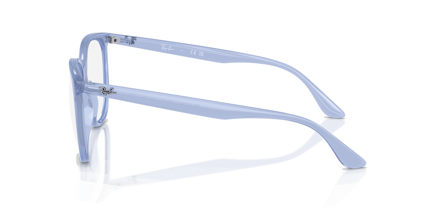 [Clear Lenses, Polished Opal Light Blue Frame]