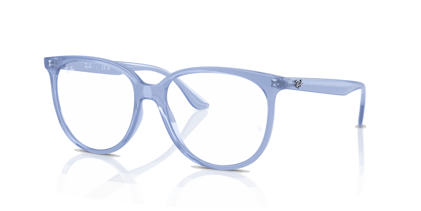 [Clear Lenses, Polished Opal Light Blue Frame]