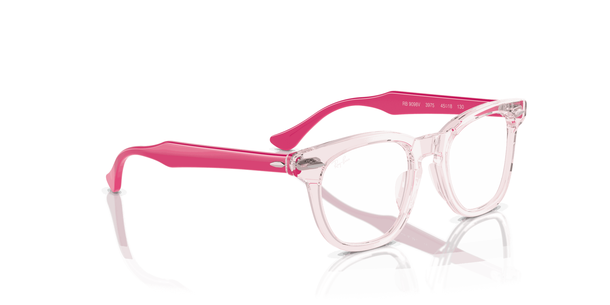 [Clear Lenses, Polished Transparent Pink Frame]