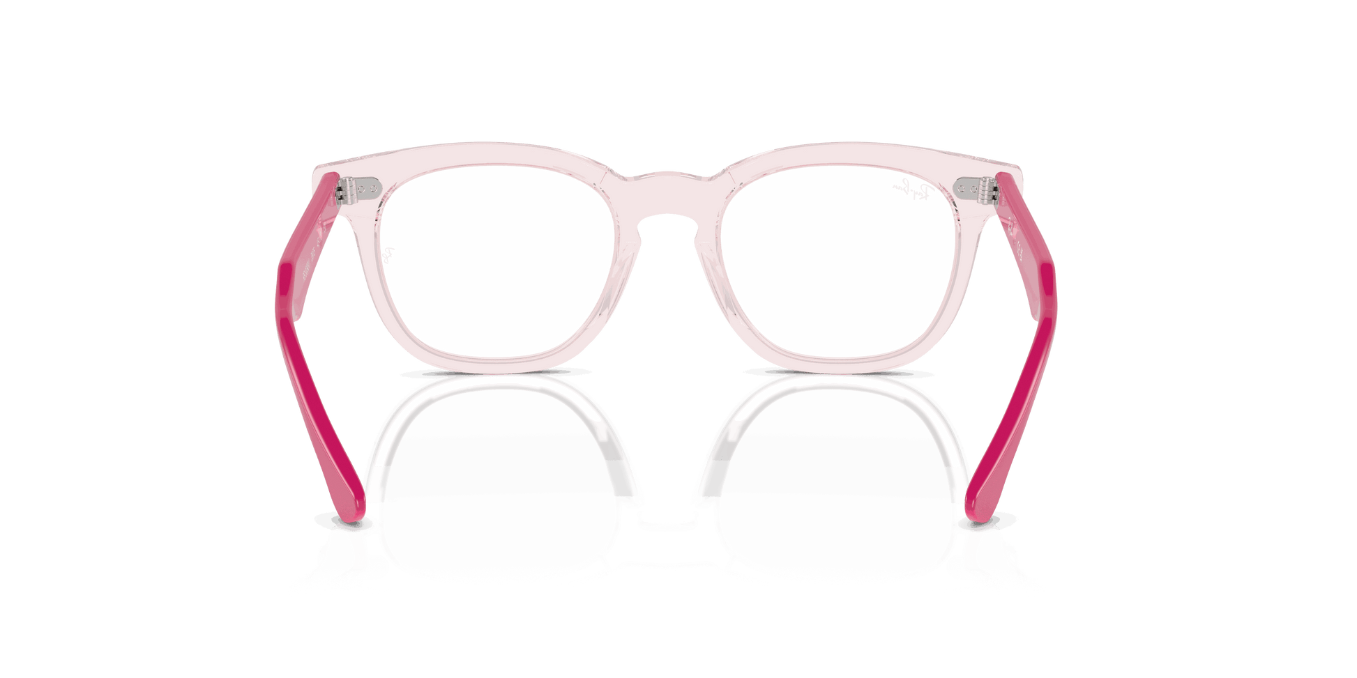 [Clear Lenses, Polished Transparent Pink Frame]