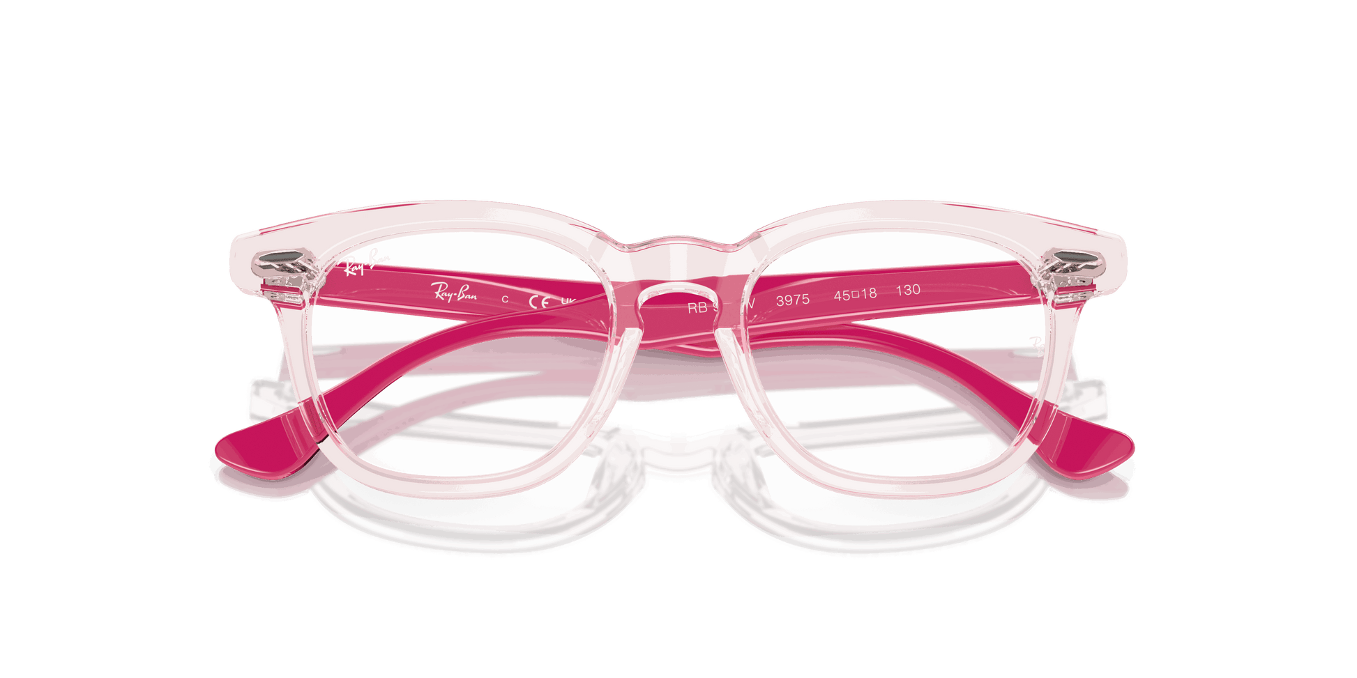 [Clear Lenses, Polished Transparent Pink Frame]