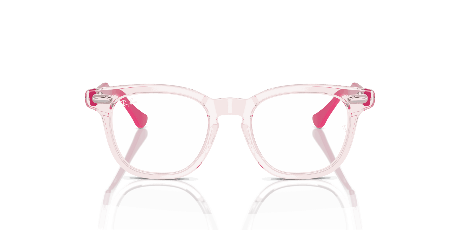[Clear Lenses, Polished Transparent Pink Frame]