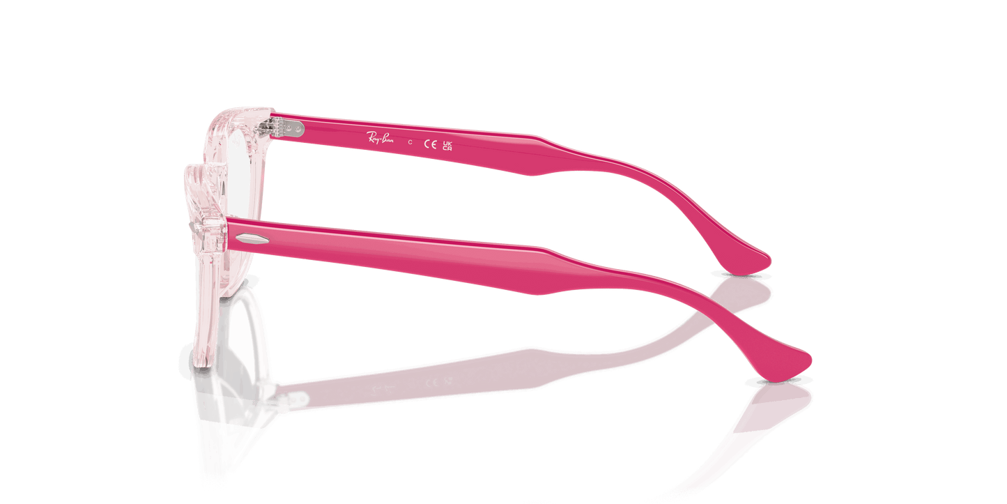 [Clear Lenses, Polished Transparent Pink Frame]