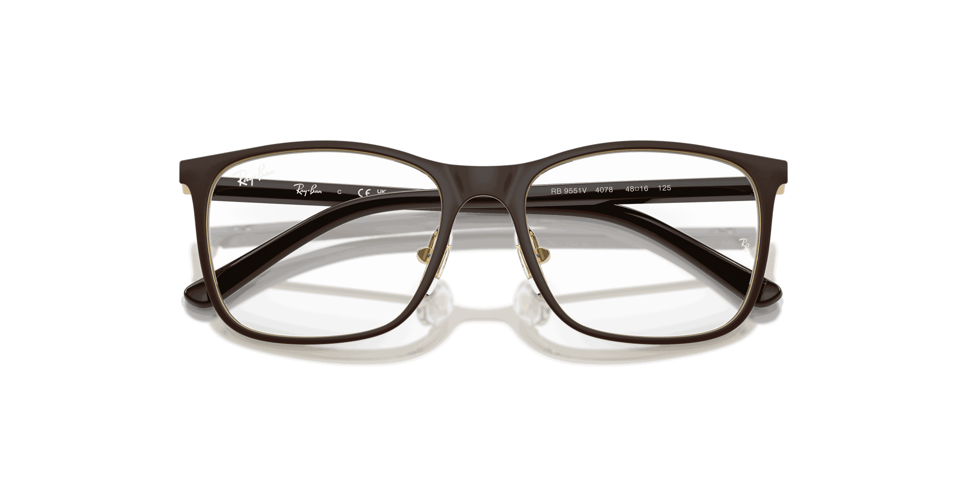 [Clear Lenses, Matte Brown On Arista Frame]