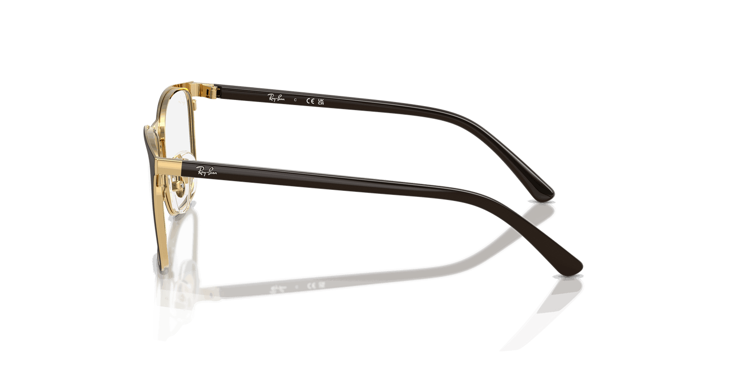 [Clear Lenses, Matte Brown On Arista Frame]