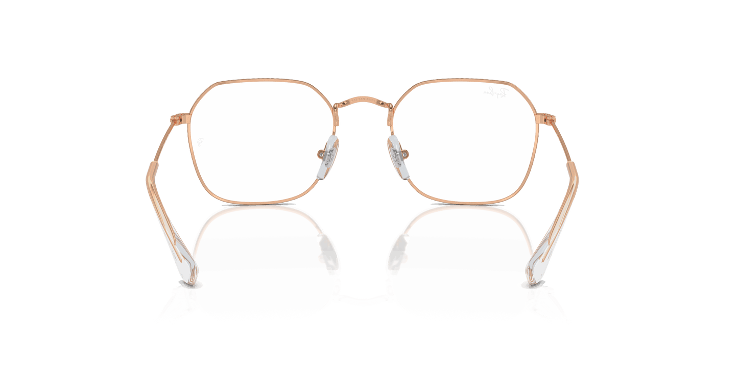 [Clear Lenses, Polished Brown On Rose Gold Frame]