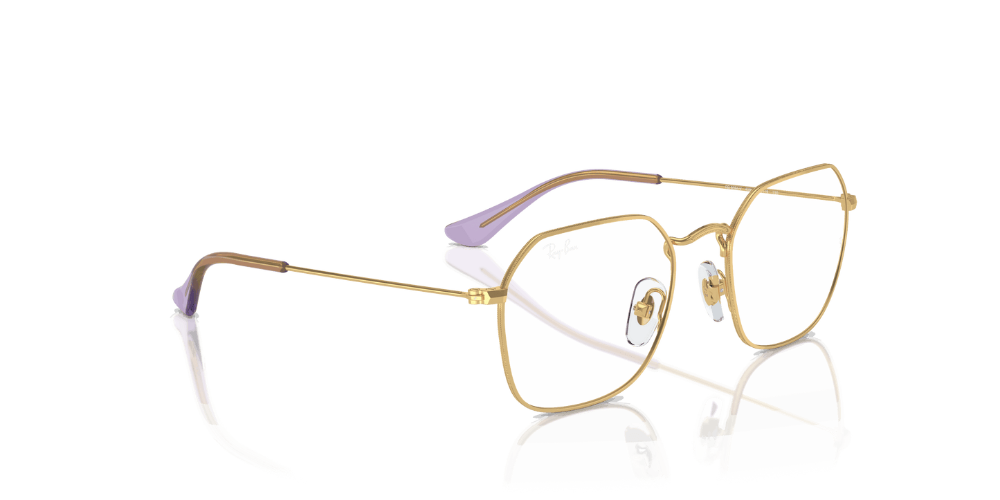[Clear Lenses, Polished Arista Gold Frame]
