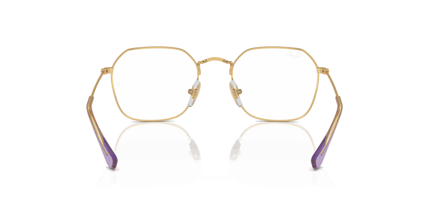 [Clear Lenses, Polished Arista Gold Frame]