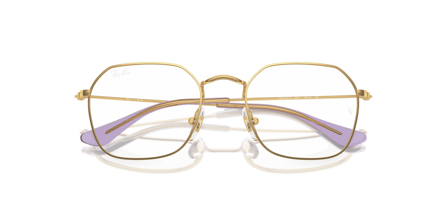 [Clear Lenses, Polished Arista Gold Frame]