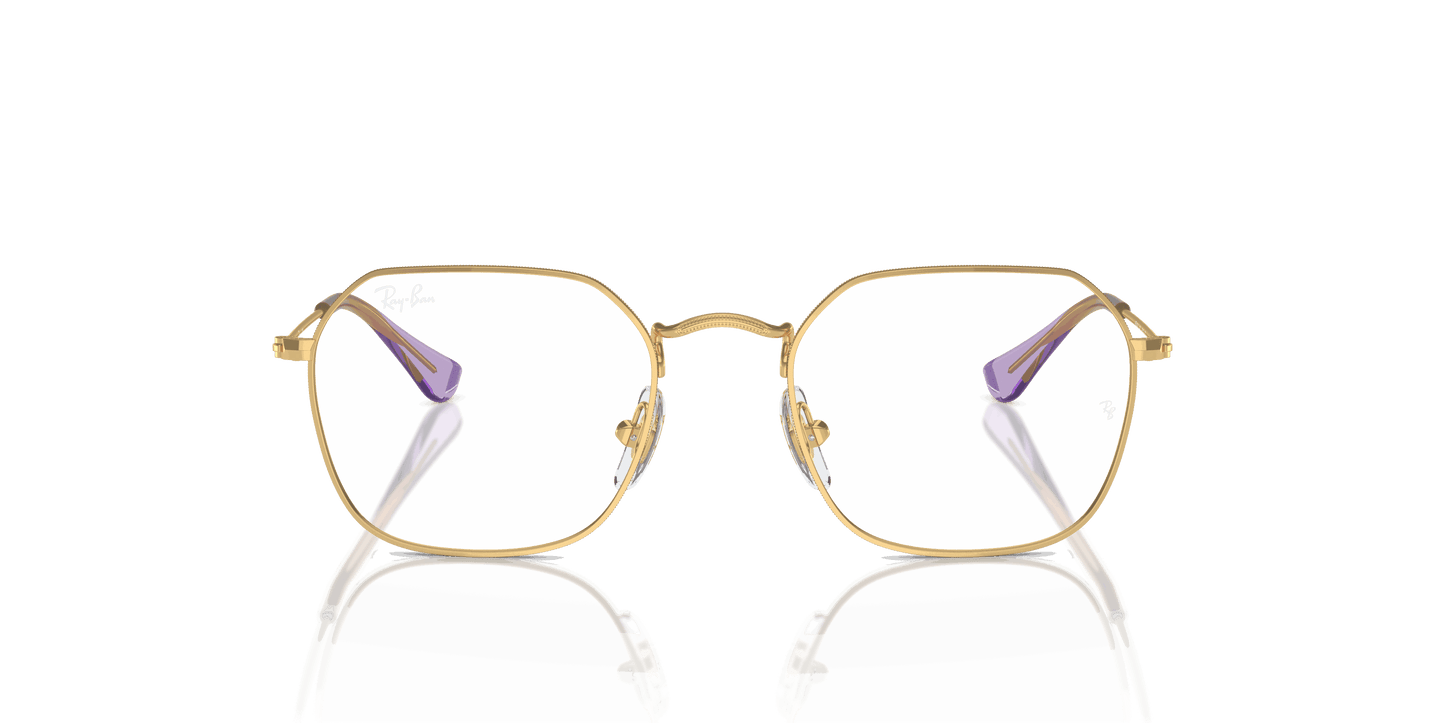 [Clear Lenses, Polished Arista Gold Frame]