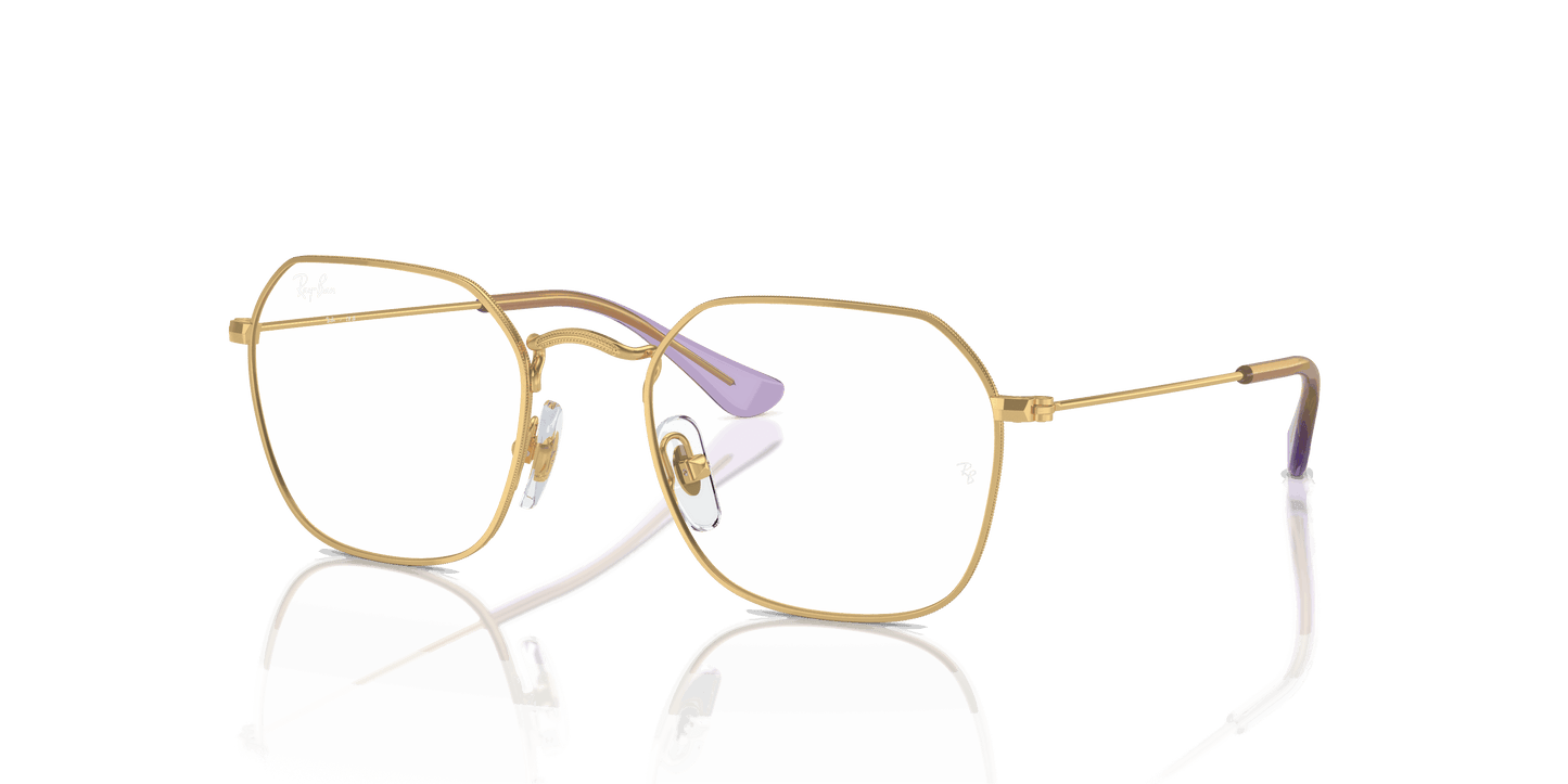 [Clear Lenses, Polished Arista Gold Frame]