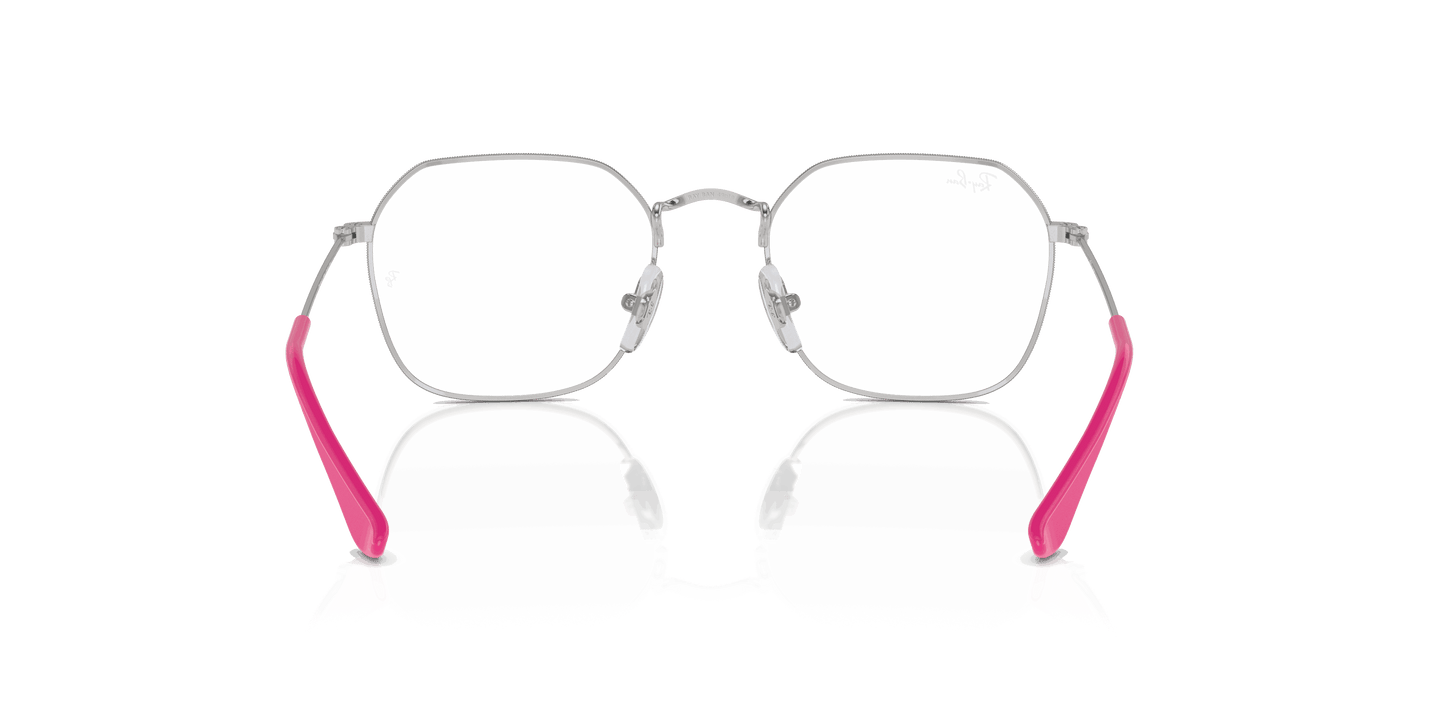 [Clear Lenses, Polished Silver Frame]