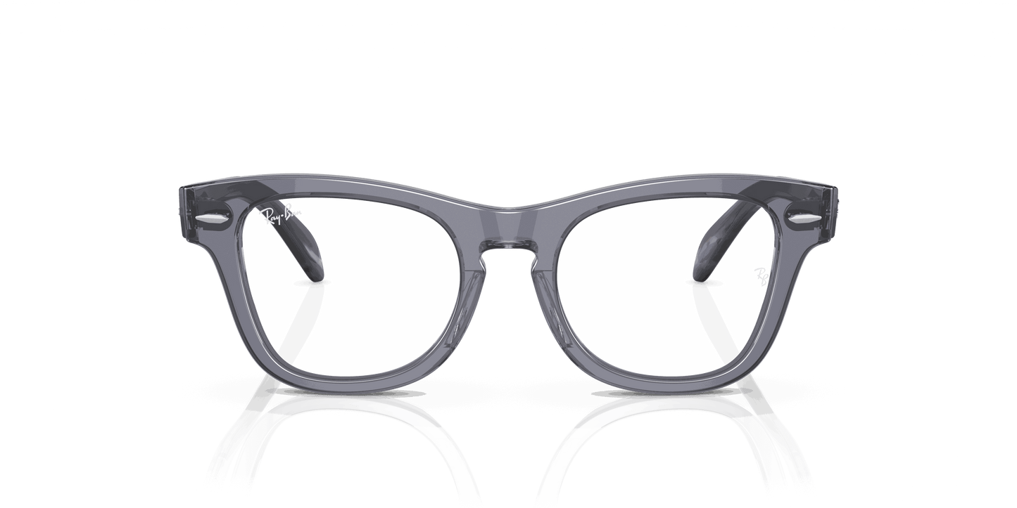 [Clear Lenses, Polished Transparent Blue Frame]