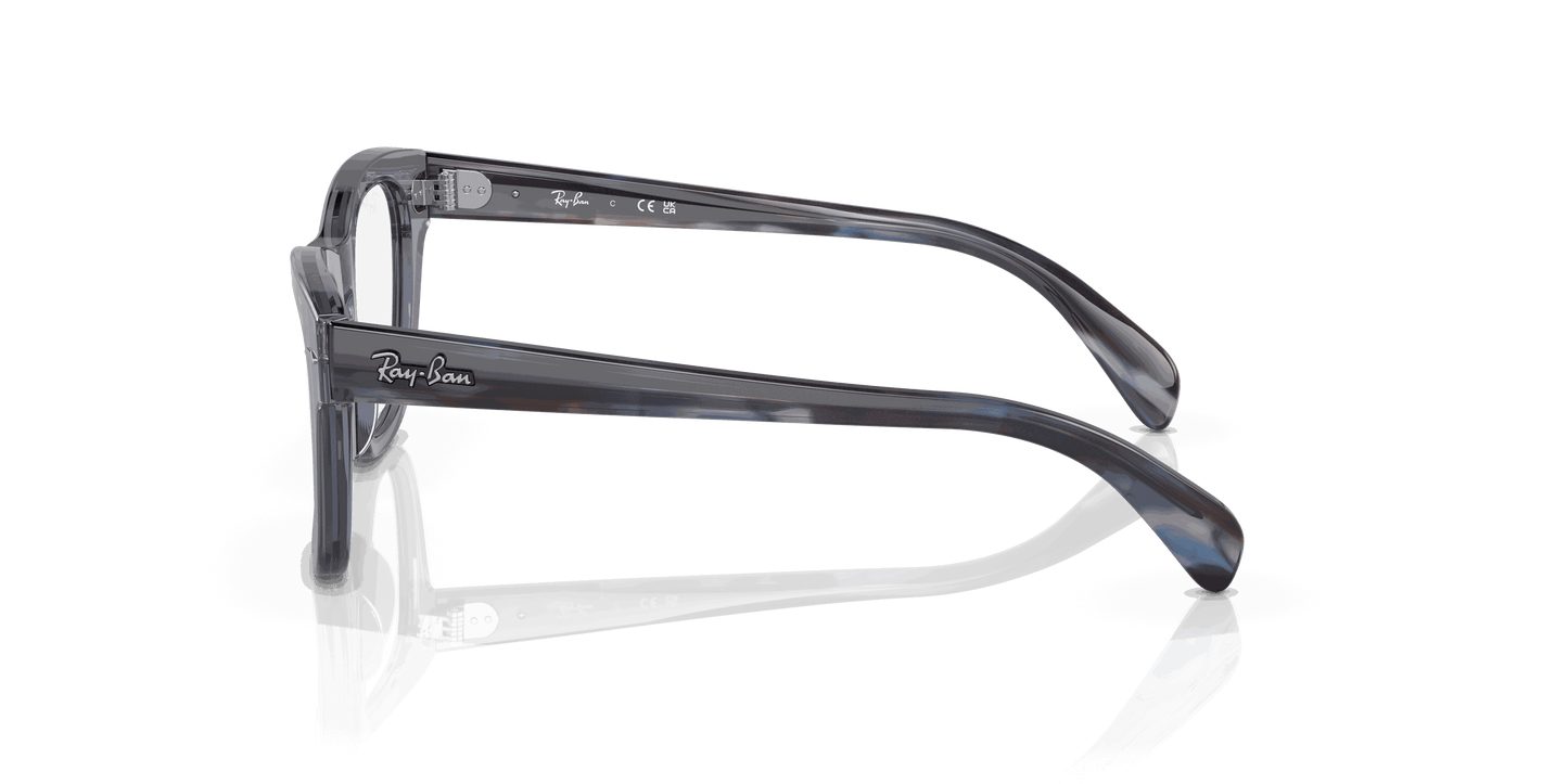 [Clear Lenses, Polished Transparent Blue Frame]