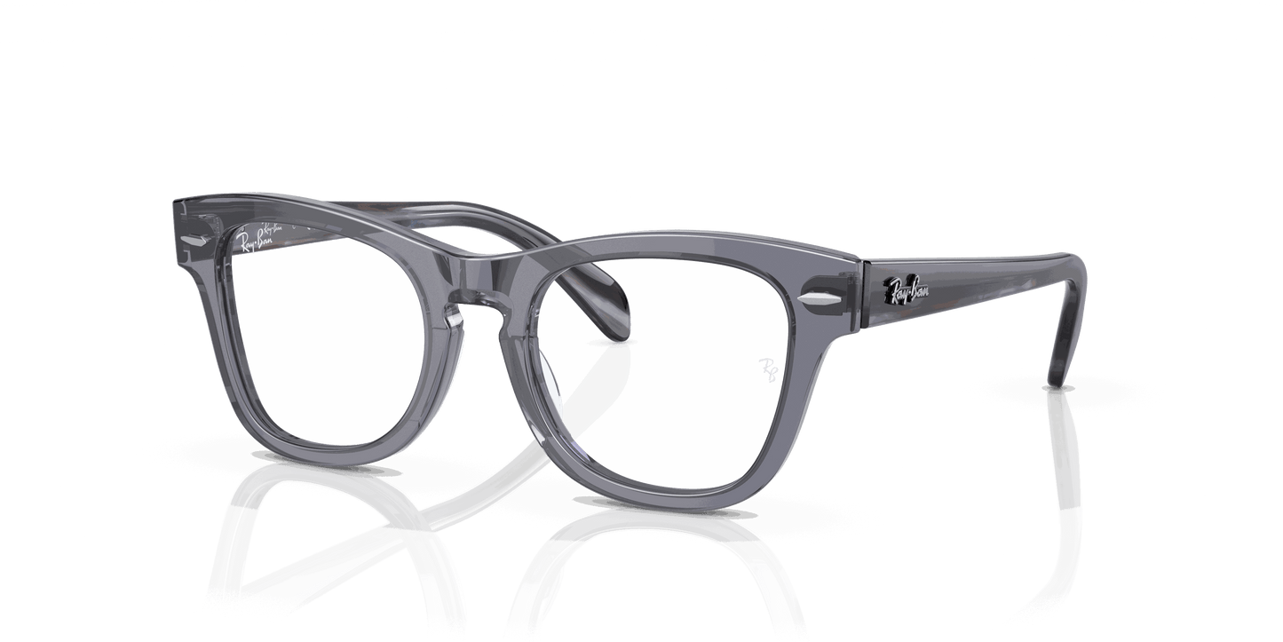 [Clear Lenses, Polished Transparent Blue Frame]