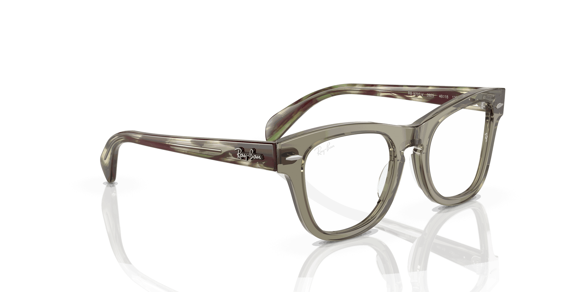 [Clear Lenses, Polished Transparent Green Frame]