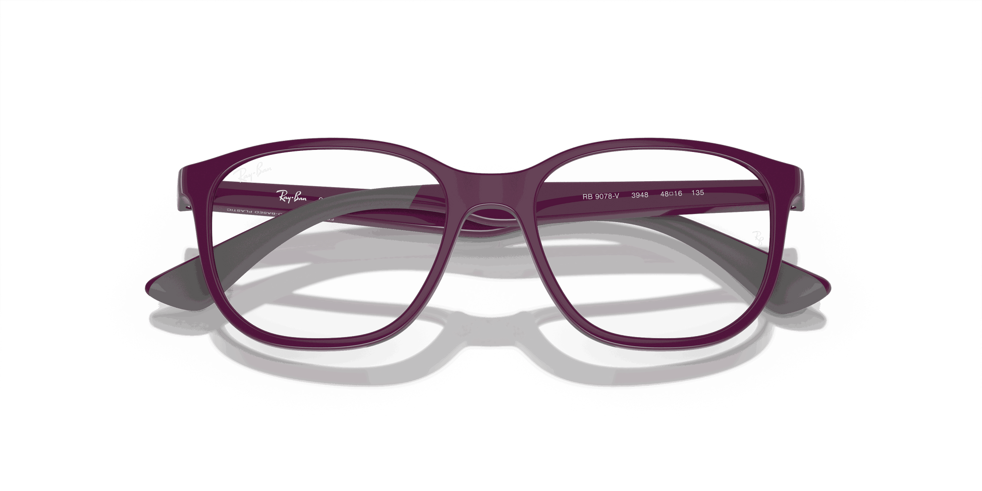 [Demo Lens Lenses, Polished Violet On Grey Frame]