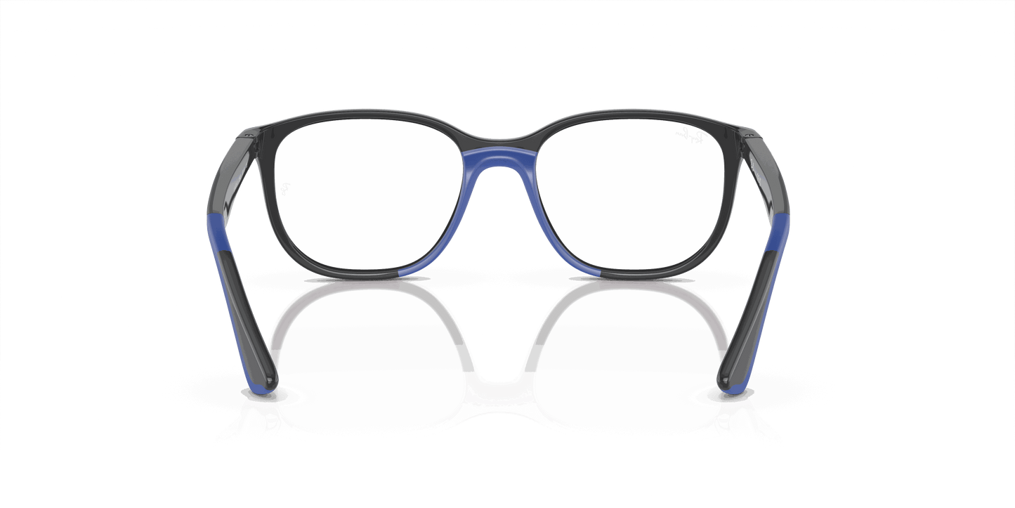 [Clear Lenses, Polished Grey On Blue Frame]