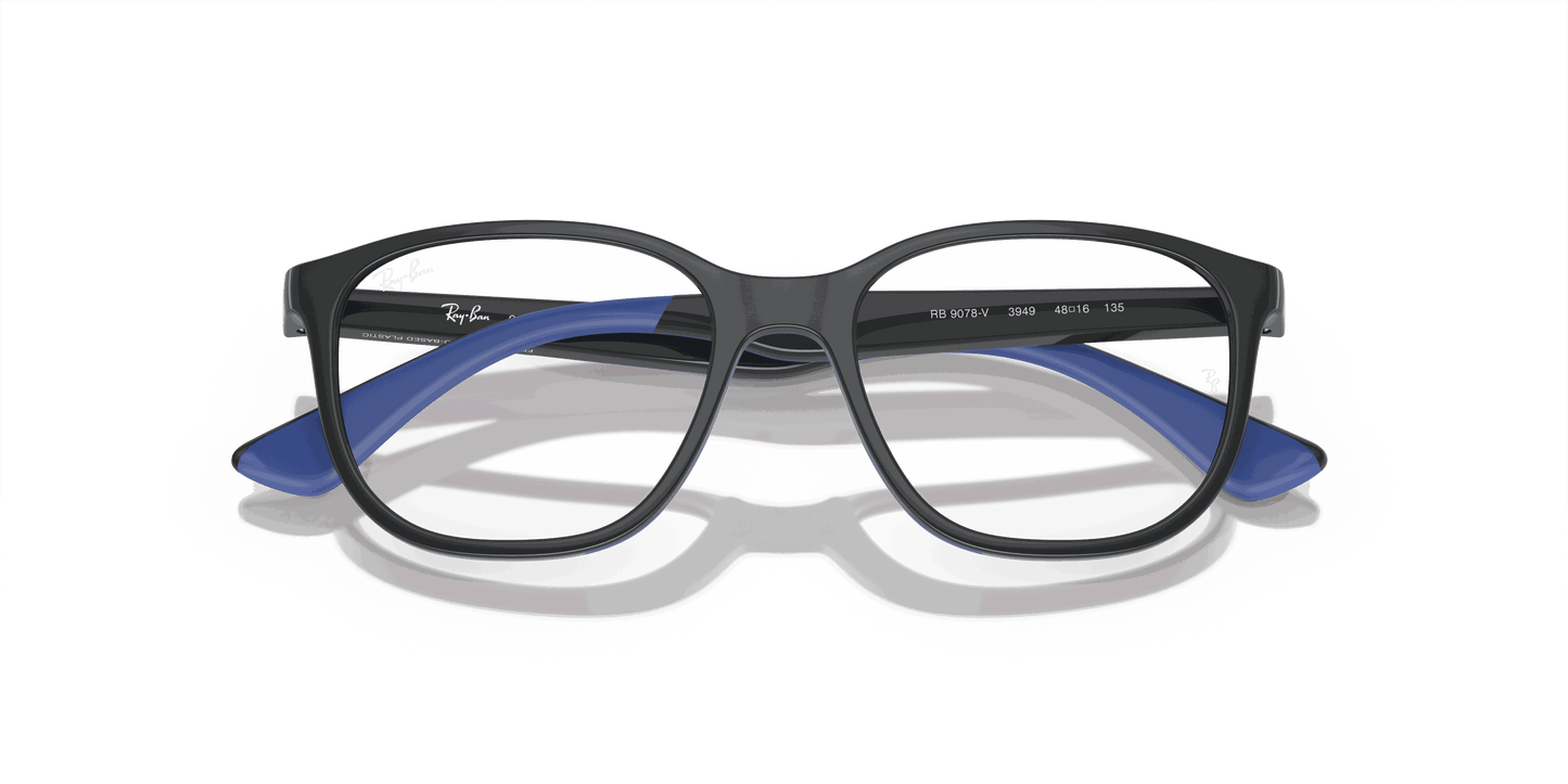 [Clear Lenses, Polished Grey On Blue Frame]