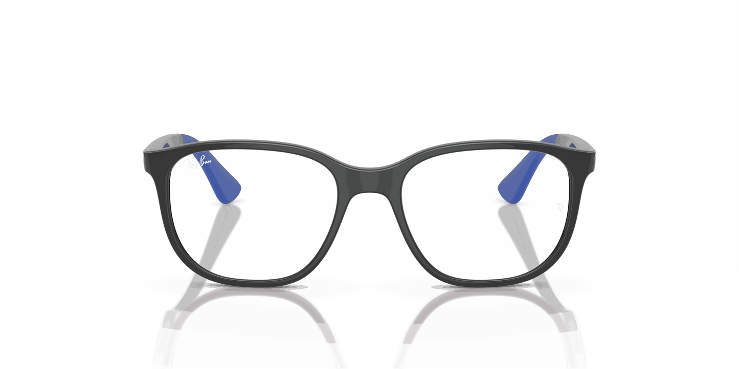 [Clear Lenses, Polished Grey On Blue Frame]
