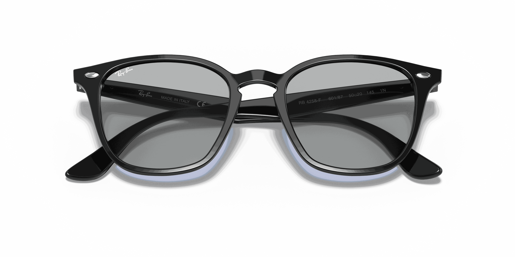 [Dark Grey Classic Lenses, Polished Black Frame]
