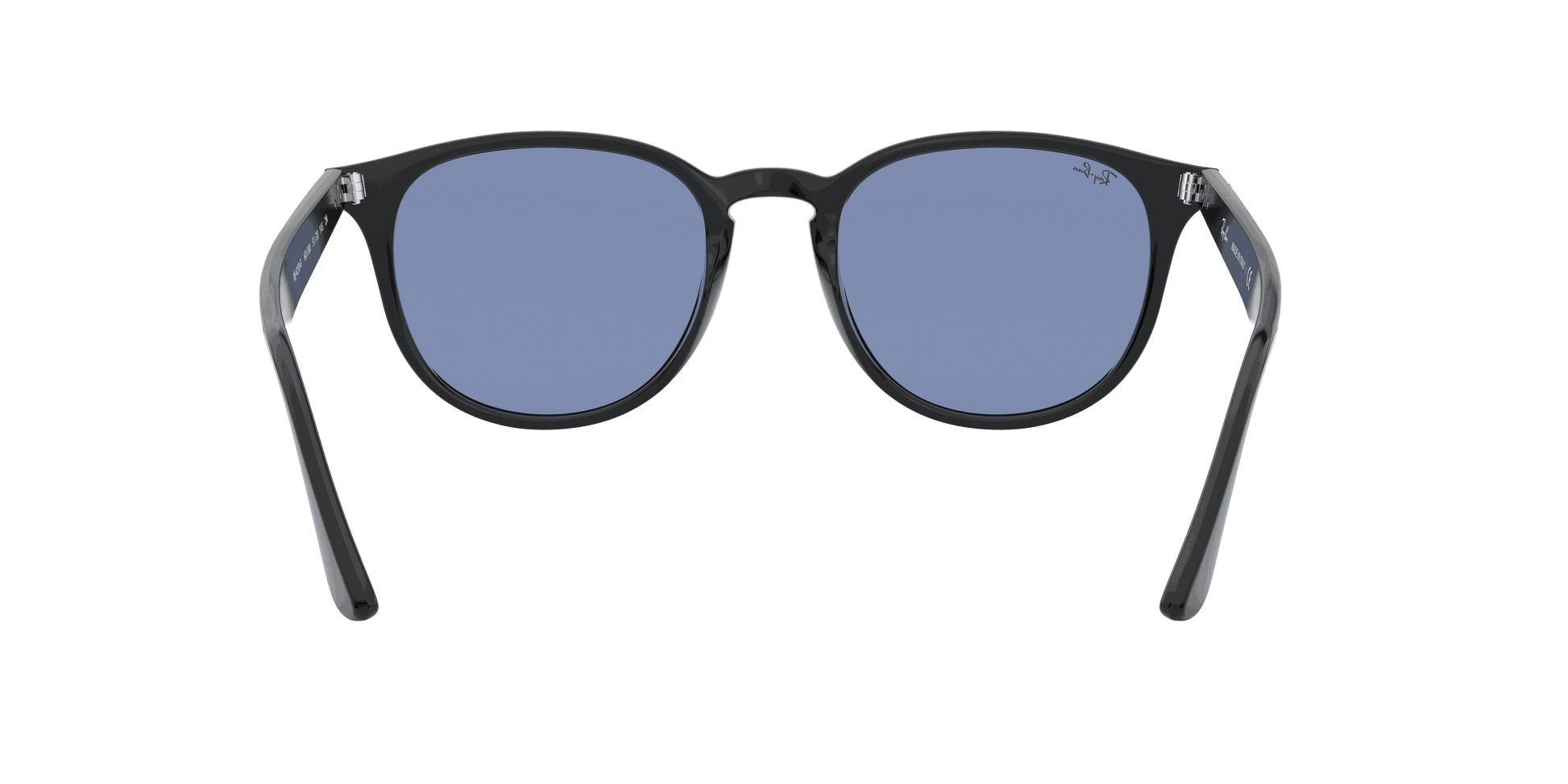 [Blue Classic Lenses, Polished Black Frame]