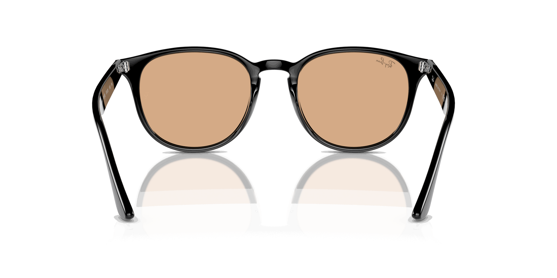 [Brown Lenses, Polished Black Frame]