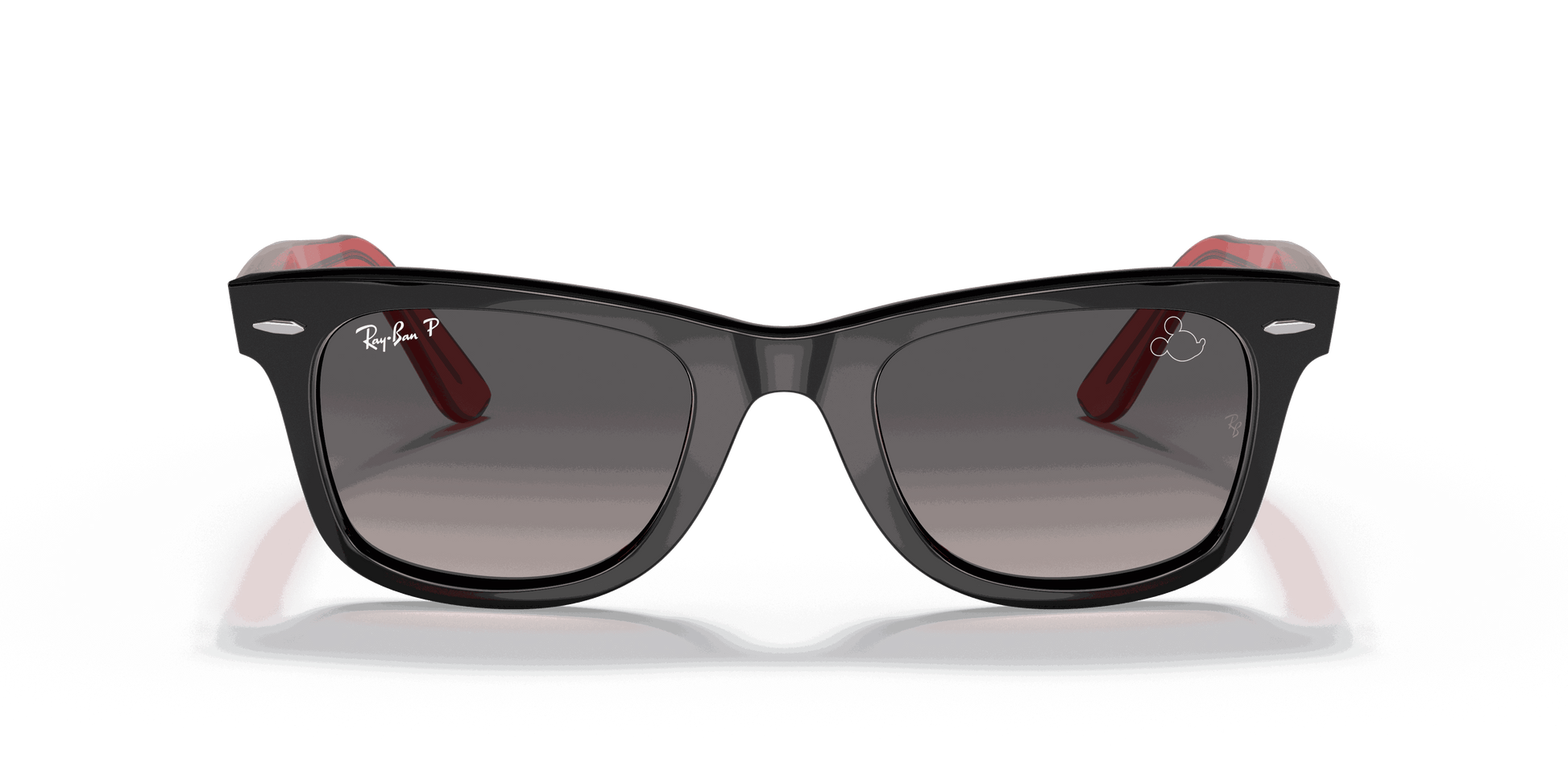 [Grey Lenses, Polished Black Frame]