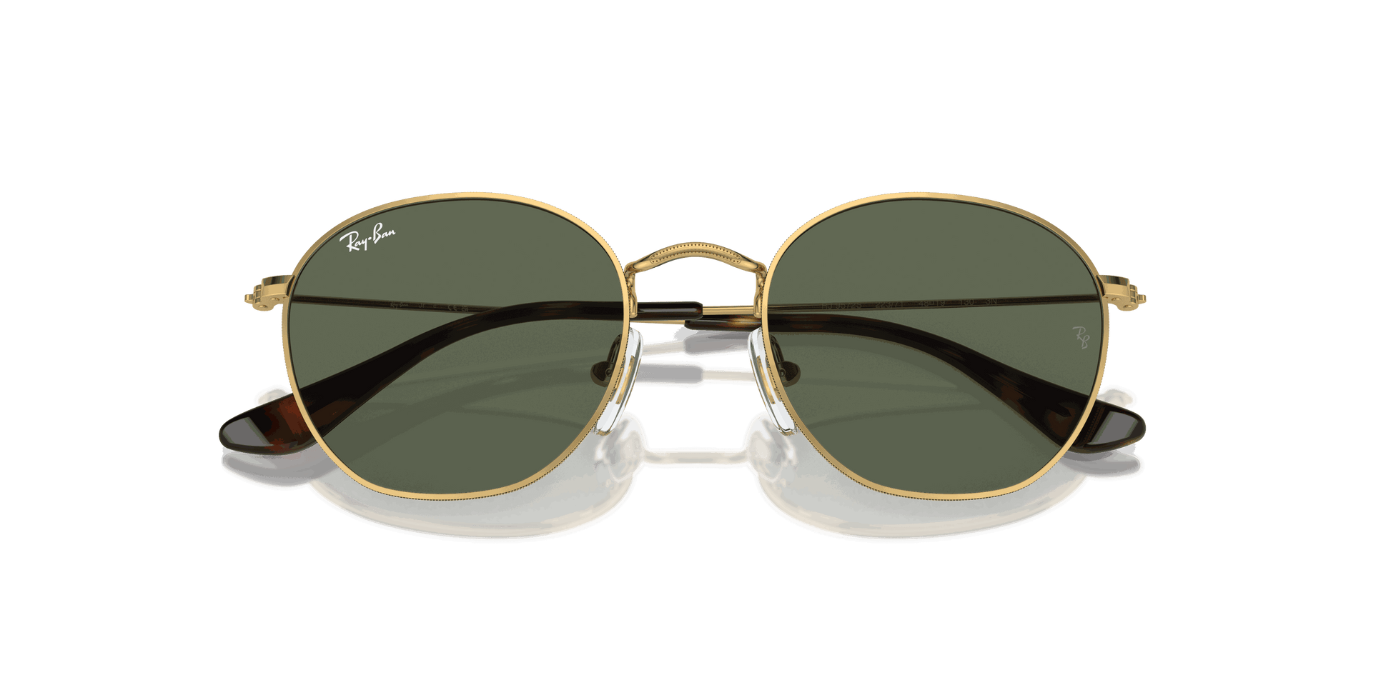 [Dark Green Lenses, Polished Arista Gold Frame]