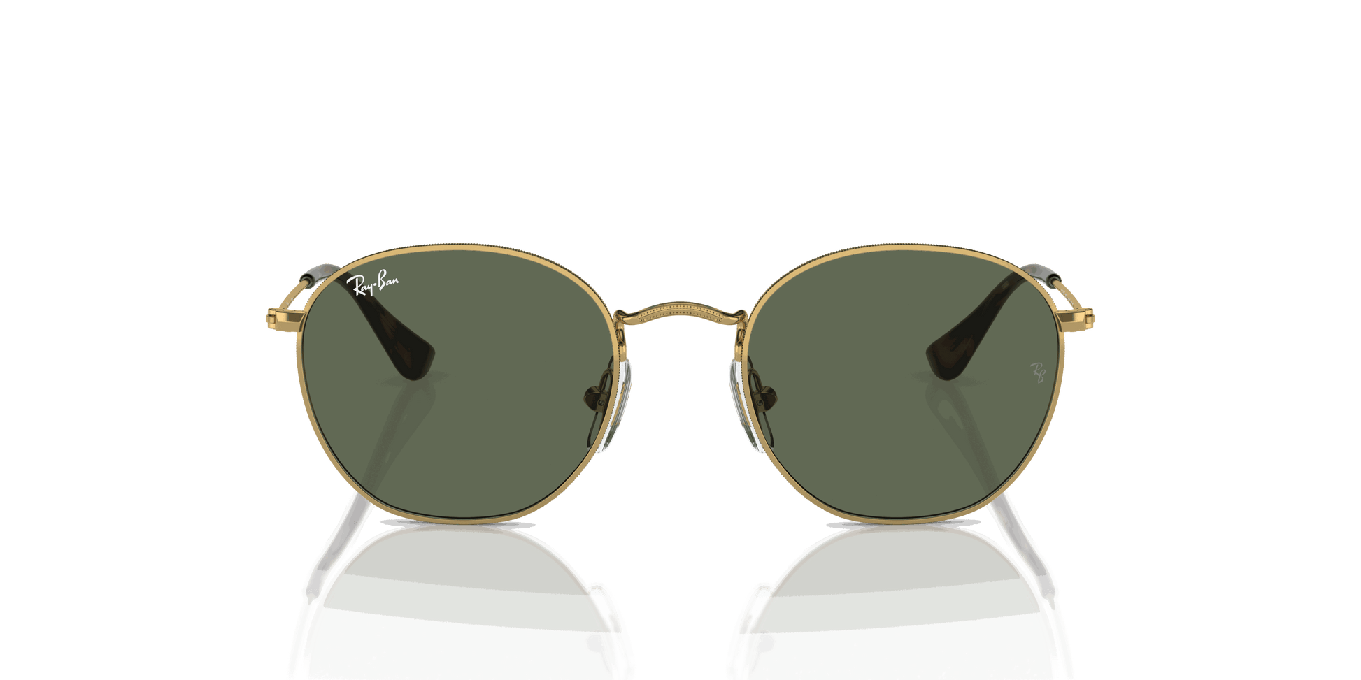 [Dark Green Lenses, Polished Arista Gold Frame]