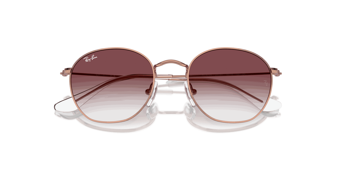 [Violet Lenses, Polished Rose Gold Frame]