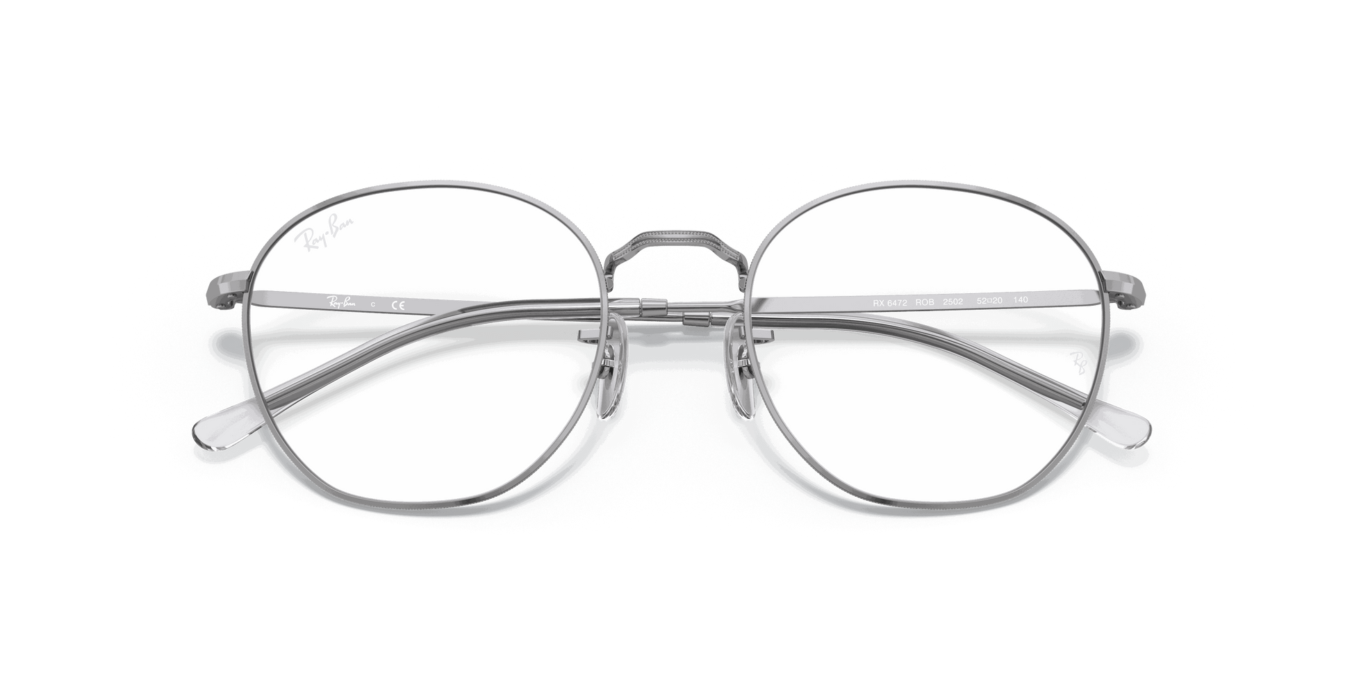 [Clear Lenses, Polished Gunmetal Frame]