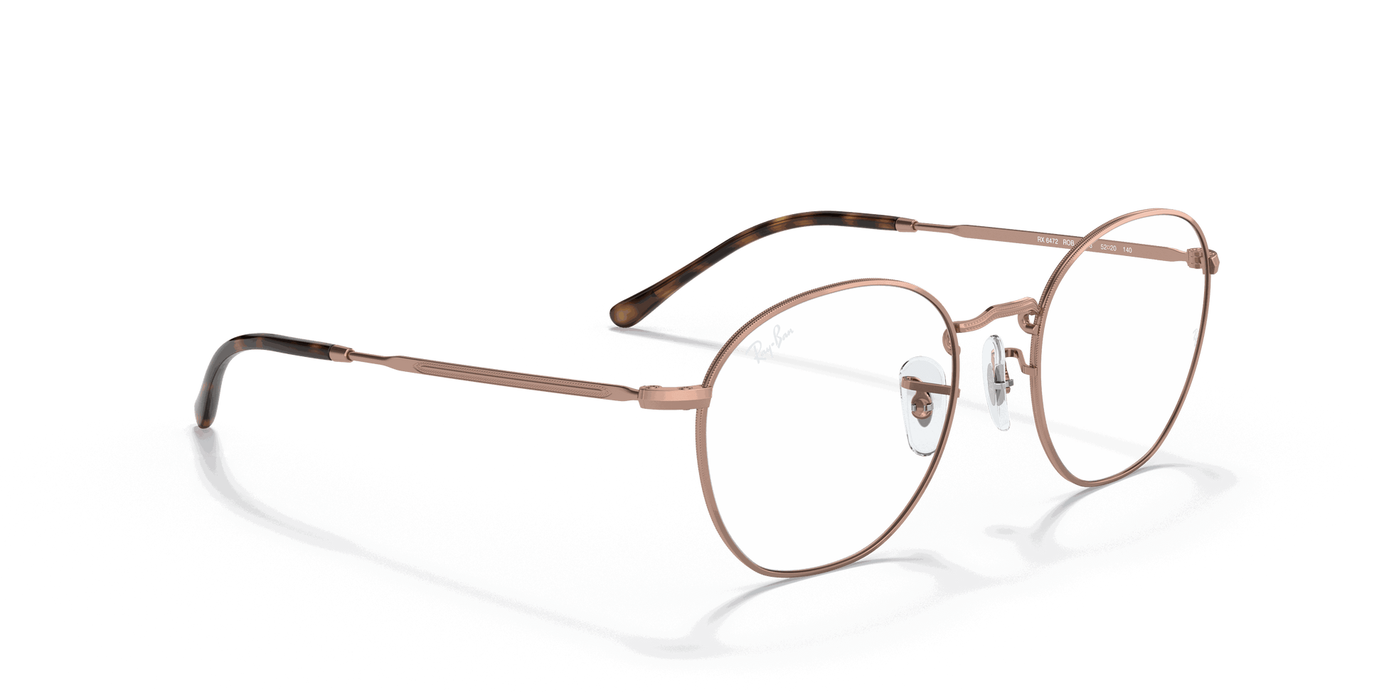 [Clear Lenses, Polished Copper Frame]